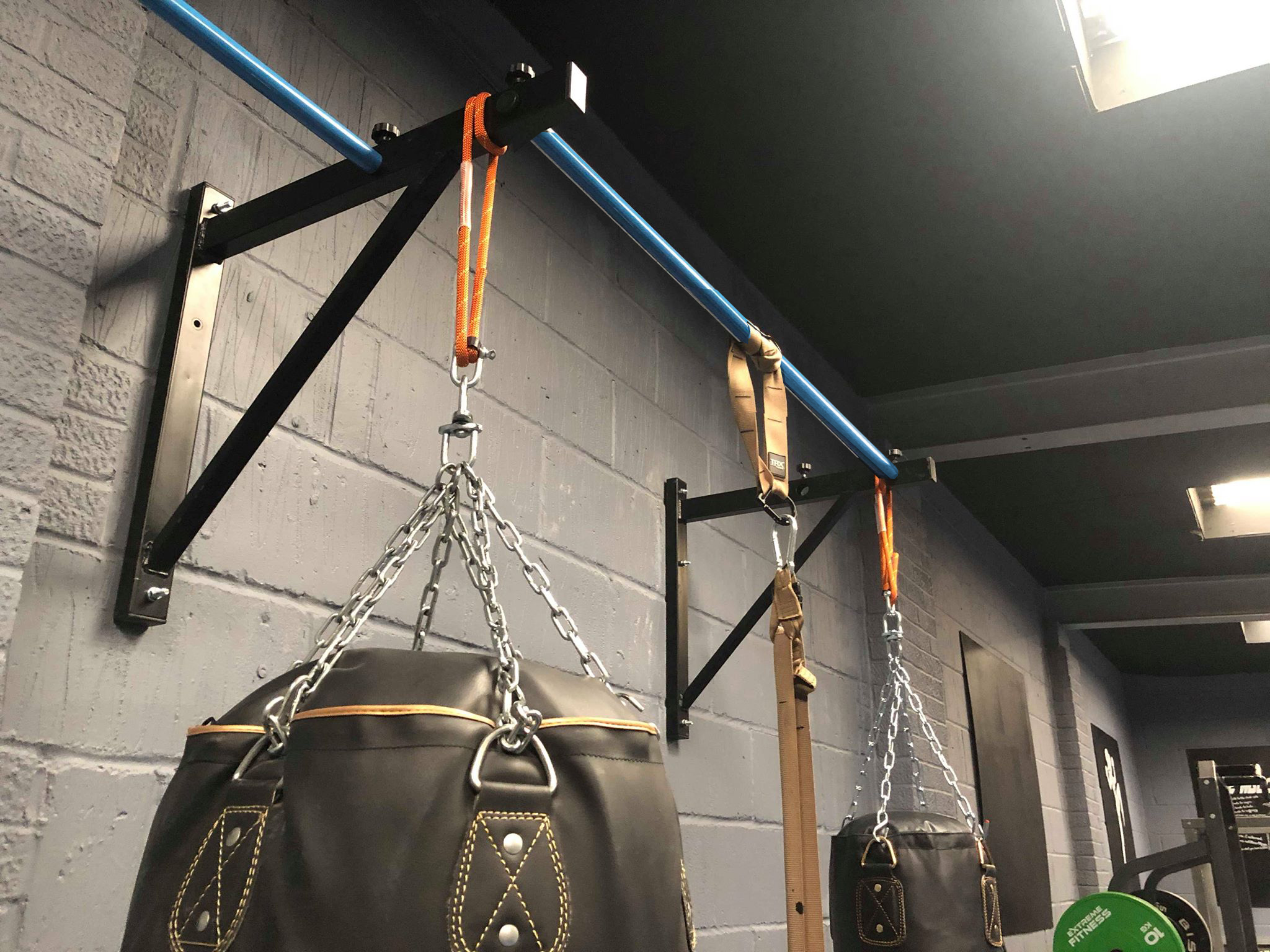 Wall Mounted Steel Made Pull/Push Chin Up Bar IRON CLAN