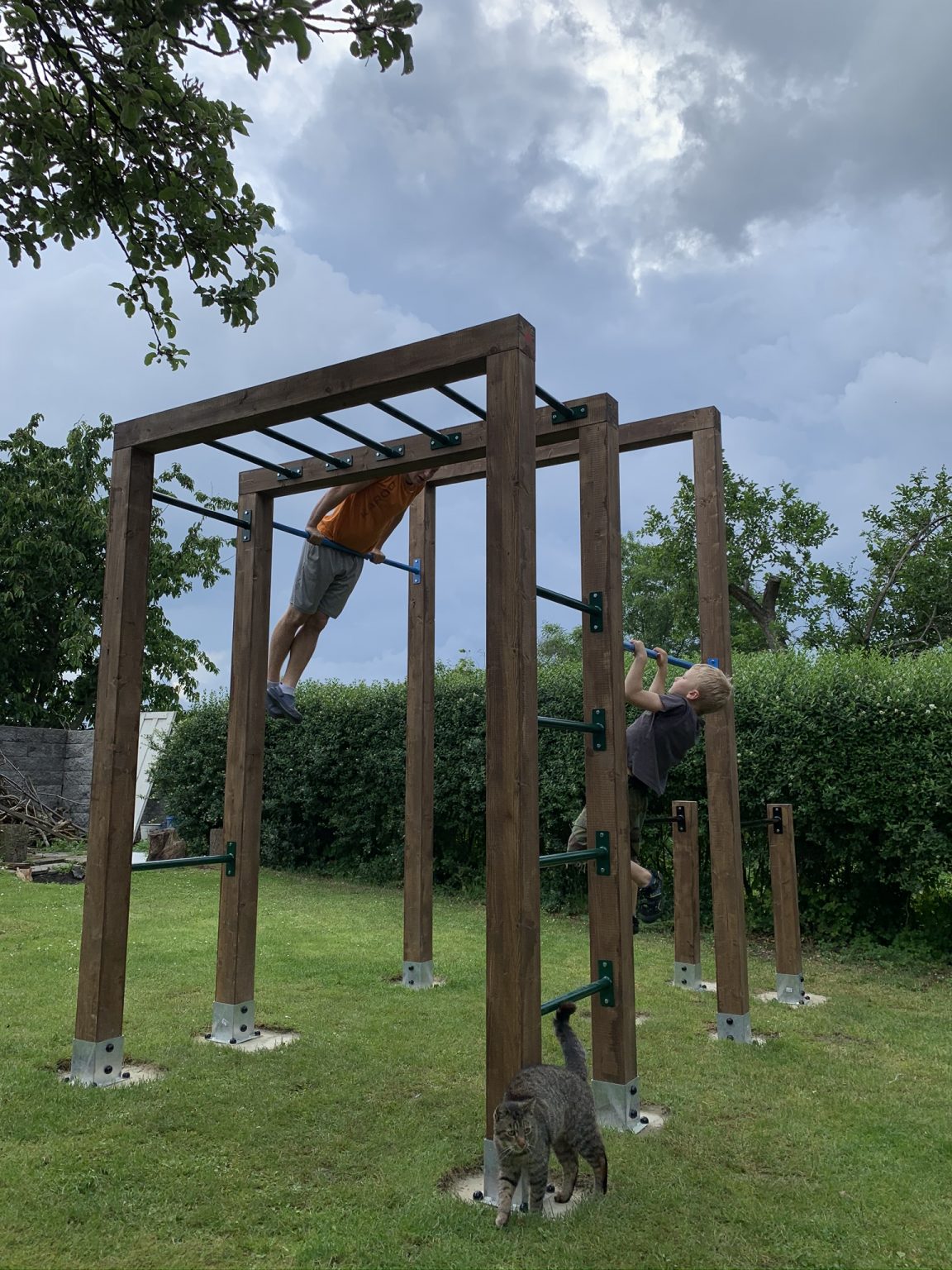 130cm Gymnastics Metal Climbing Bar, Pullup Parallel Bar IRON CLAN